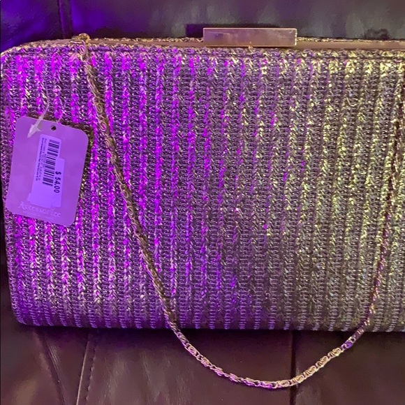 Gold clutch evening bag - Picture 6 of 6